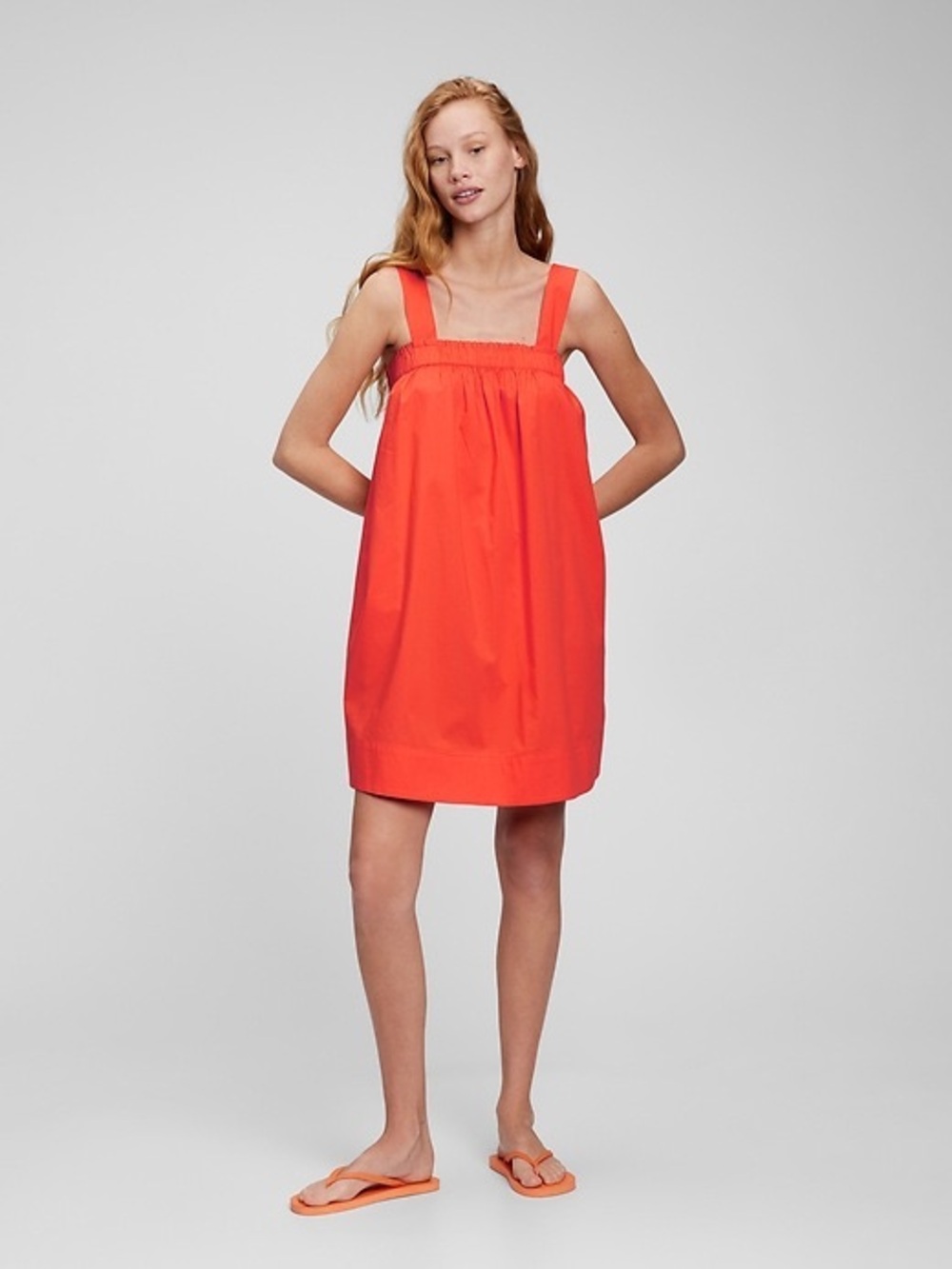GAP Bright Red Mini Sundress with Wide Straps